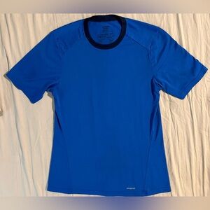 Patagonia Capilene Women’s Blue Performance Athletic Shirt Small